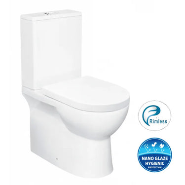 Bella Rimless Toilet Suite R&T Flush System