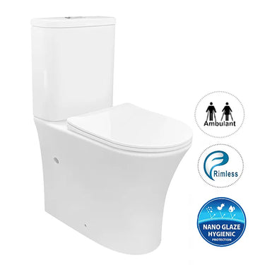 Newport Rimless Toilet Suite R&T Flush System