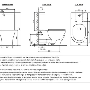 Zenitti cyclone Toilet Suite R&T Flush System