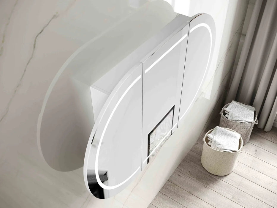 Otti Australia | Bondi 1500mm Matt White Led Shaving Cabinet | Smeaton ...