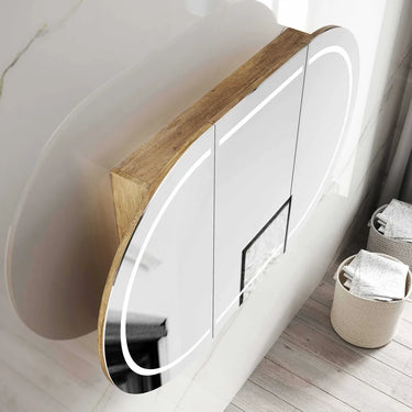 Otti Australia | Bondi 1200mm Natural Oak Led Shaving Cabinet