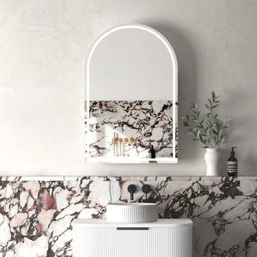 Otti Australia | Archie Matte White Led Shaving Cabinet