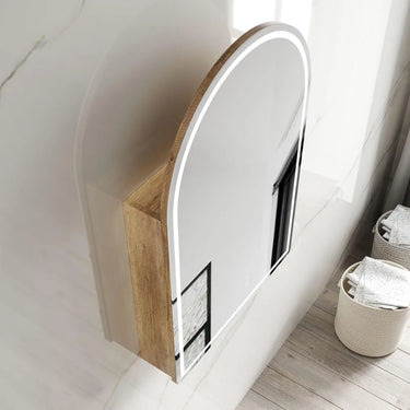 Otti Australia | Archie Natural Oak Led Shaving Cabinet