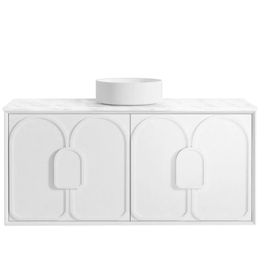 Otti Australia | 1200 Laguna Satin White Wall Hung Vanity