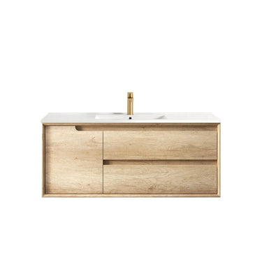 Byron | 1200 Natural Oak Wall Hung Vanity