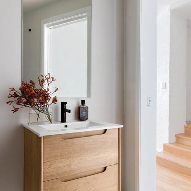 Otti | Byron 750mm Natural Oak Wall Hung Vanity