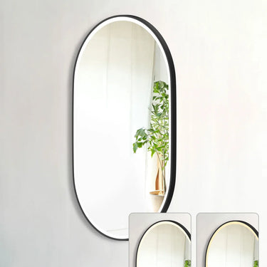 Otti Australia |900x600 Noosa Black Metal Frame Mirror