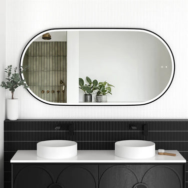 Otti Australia | 1500 Noosa Black Metal Frame Mirror