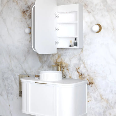 Otti Australia | 900x750 LED Newport White Shaving Cabinet