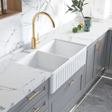 Otti | Boston 853x461x255 Butler Sink Double Bowl