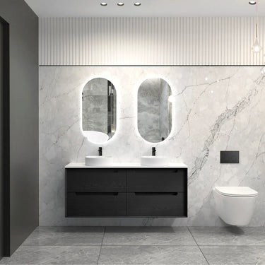 Otti | Byron 1500mm Black Oak Wall Hung Vanity