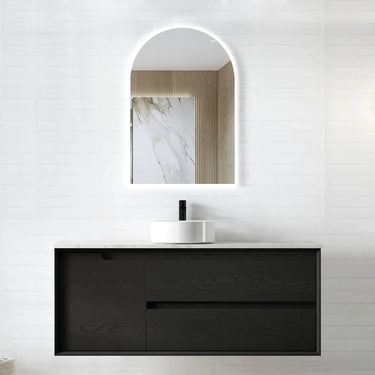 Otti | Byron 1200mm Black Oak Wall Hung Vanity