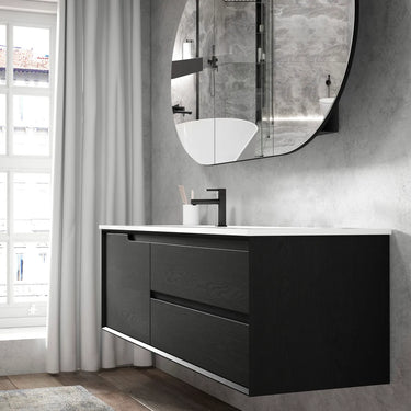 Otti | Byron 1200mm Black Oak Wall Hung Vanity