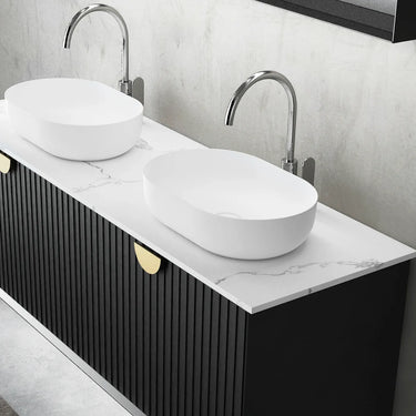 Otti | Marlo 1500mm Matte Black Wall Hung Vanity