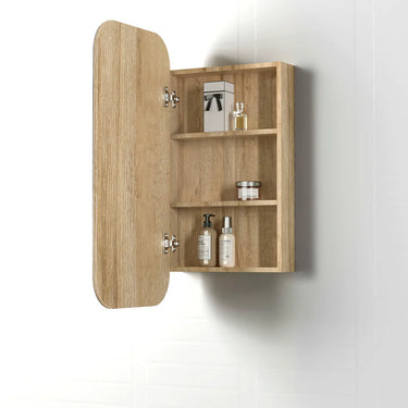 Otti Australia | Newport Natural Oak Soft Square Shaving Cabinet
