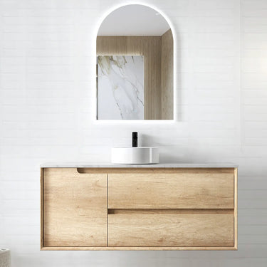 Byron | 1200 Natural Oak Wall Hung Vanity