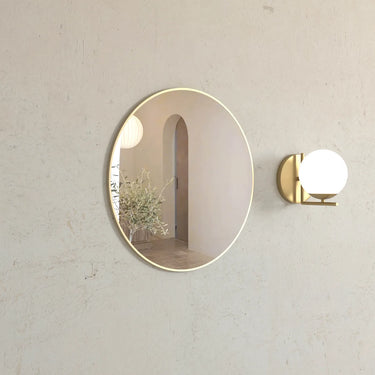 Otti Australia | London 700mm Brushed Gold Metal Frame Mirror