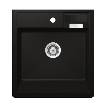 Kallio Single Bowl Night with 1TH Kitchen & Laundry Sink