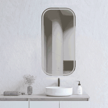 Otti Australia | LED Newport 900x450 Frameless Mirror Soft Square