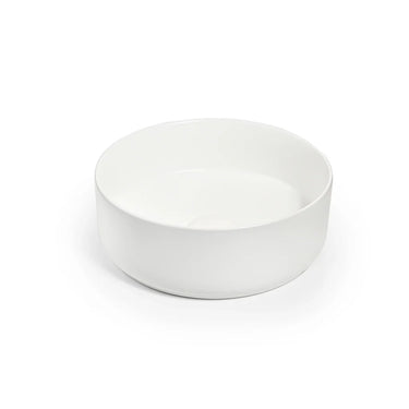310mm Matte White Round Mini Above Counter Basin - Acqua Bathrooms