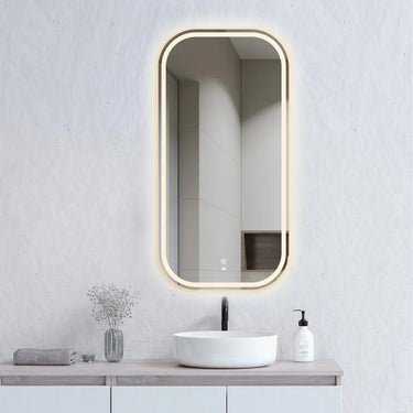 Otti Australia | LED Newport 900x450 Frameless Mirror Soft Square