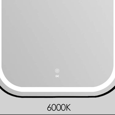 Otti Australia | LED Newport 900x450 Black Metal Frame Mirror Soft Square