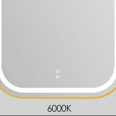 Otti Australia | LED Newport 900x450 Gold Metal Frame Mirror Soft Square