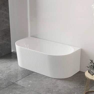 Attica | Noosa 1700 Gloss White Back To Wall Multi-fit Bath