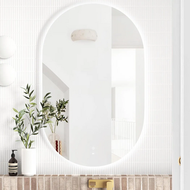 Otti Australia | LED Noosa 900x600 Frameless Tuffi Mirror Horizontal or Vertical