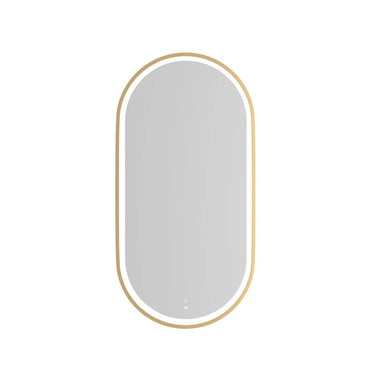 Otti Australia | LED Noosa 900x450 Gold Metal Frame Mirror