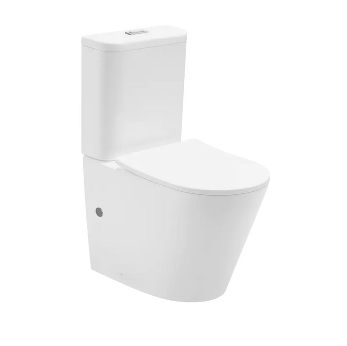 Oasis Rimless Toilet Suite White