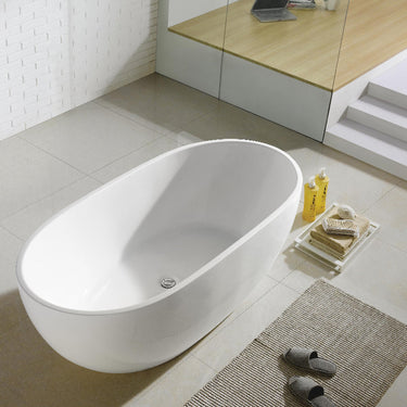 Olivia 1400 Oval Freestanding Bath Tub - Acqua Bathrooms