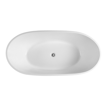 Olivia 1400 Oval Freestanding Bath Tub - Acqua Bathrooms