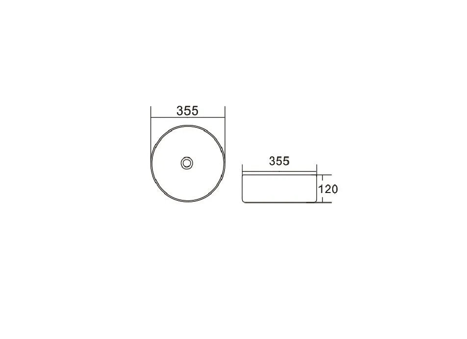 Otti Australia | Artis 88 Matte White Basin