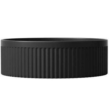Otti Australia | Oxford Round Matte Black Fluted Basin