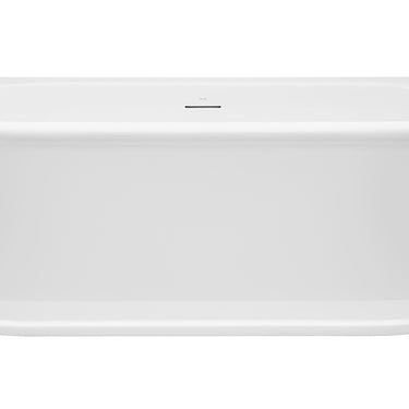 Oxford 1700 Back-To-Wall Freestanding Bath with Integrated Overflow