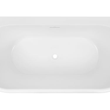 Oxford 1700 Back-To-Wall Freestanding Bath with Integrated Overflow