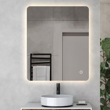 Piazza | 900 x 750 mm LED Square Mirror Three colour option 3000K / 4000K / 6000K