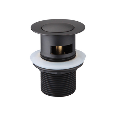 Modern | Pop-Up Waste 32mm With Overflow – Matte Black