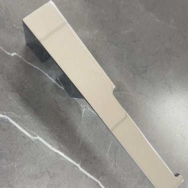 Alpha | Chrome Solid Brass Toilet Roll Holder