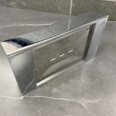 Alpha | Chrome Solid Brass Soap Dish