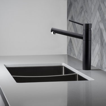 Oliveri | Spectra Double Bowl Sink Gun Metal