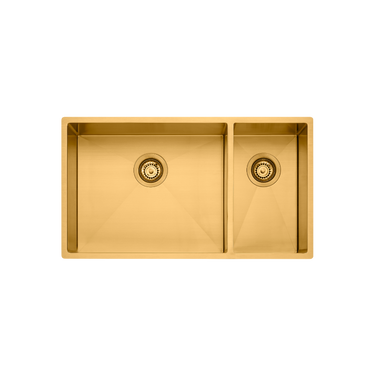 Oliveri | Spectra 1 & 1/2 Bowl Sink Brushed Gold