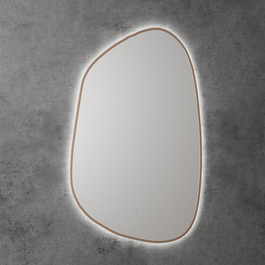 Aulic | Tarcoola Brushed Bronze Frame Back Lit LED Mirror