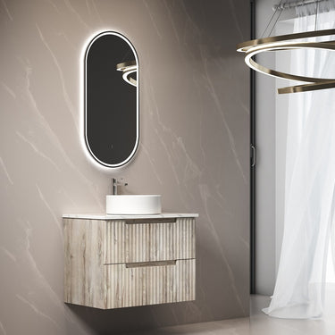 Tuscana | Fluted Wall Hung Vanity 750mm