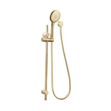 Loui |  Brushed Gold  Hand Shower on rail