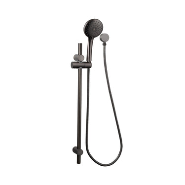 Loui | Gun Metal Hand Shower With Wall Bracket