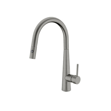 Dolce | Gun Metal Grey Kitchen Pull  Out Sink  Mixer With Vegie Spray Function
