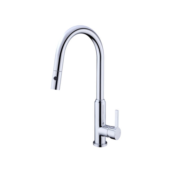 Pearl | Chrome Kitchen Pull Out Sink Mixer With Vegie Spray Function