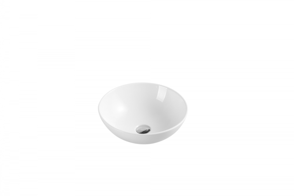 Spin 40 | Above Counter High Gloss White Basin